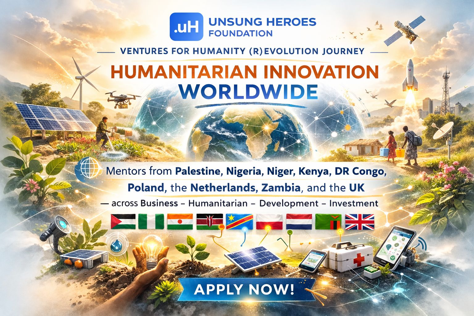 Dr. Christian Kingombe Joins Unsung Heroes – Ventures for Humanity as a Mentor for the 2026 Cohort