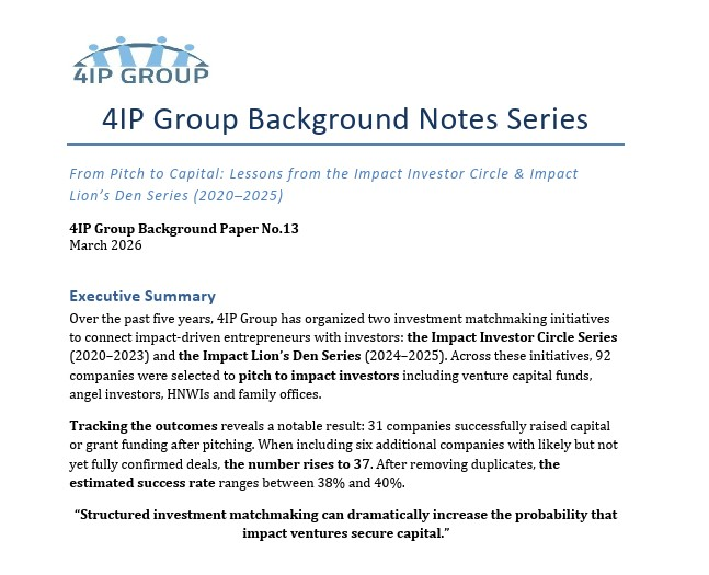 From Pitch to Capital: Lessons from the Impact Investor Circle & Impact Lion’s Den Series (2020–2025)